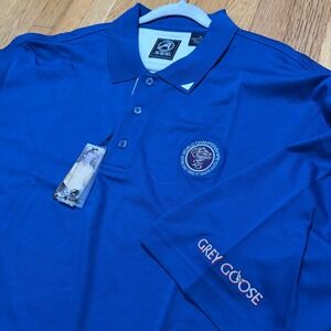 NWT Ahead 2008‎ Breeders' Cup Grey Goose Polo Shirt Mens XL Blue